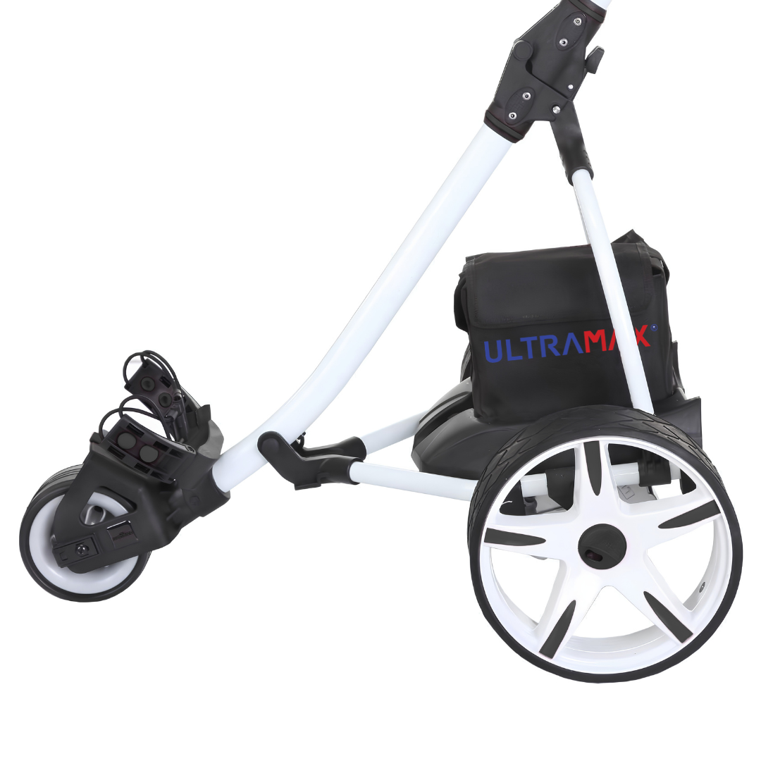 Ultramax Electric Golf Trolley with Lithium Battery & Charger | 27 Hole | £100 Free Accessories
