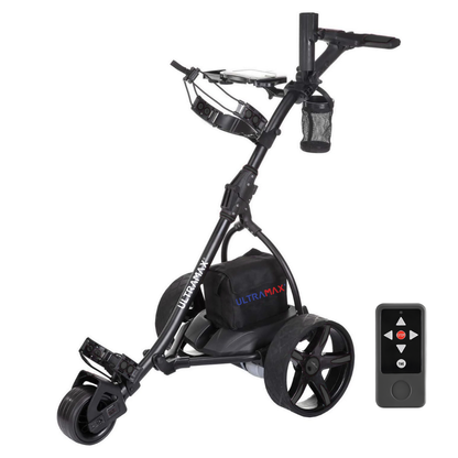 Ultramax Electric Golf Trolley with Lithium Battery & Charger | 27 Hole | £100 Free Accessories